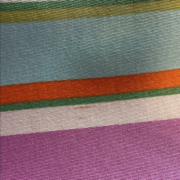 Coach Y2K Hampton Multicolor Rainbow Striped Crescent Vintage Shoulder Bag - Picture 9 of 9